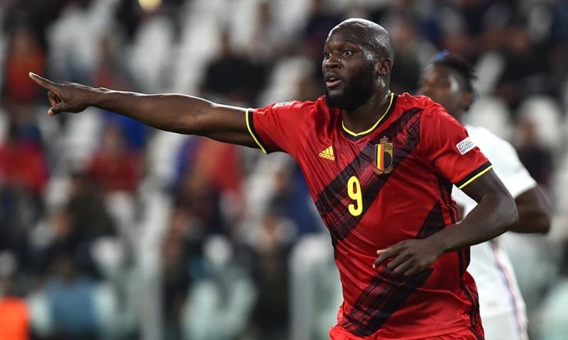 Tiền đạo xuất sắc nhất của tuyển Bỉ - Romelu Lukaku.