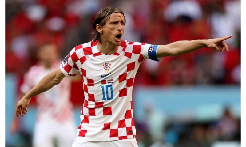 Luka Modric - Ngôi sao của tuyển Croatia.
