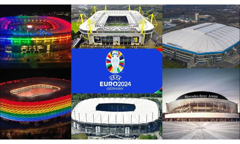 Các SVĐ tổ chức Euro 2024 tại Đức.