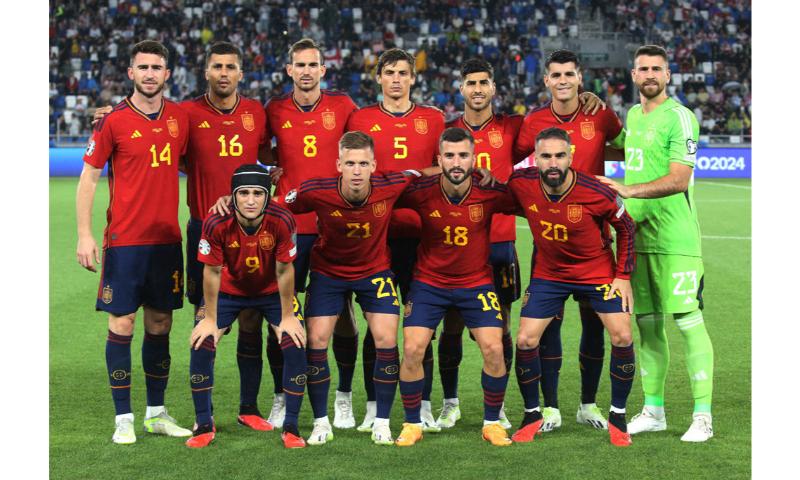 Đội hình tuyển Tây Ban Nha 2024.